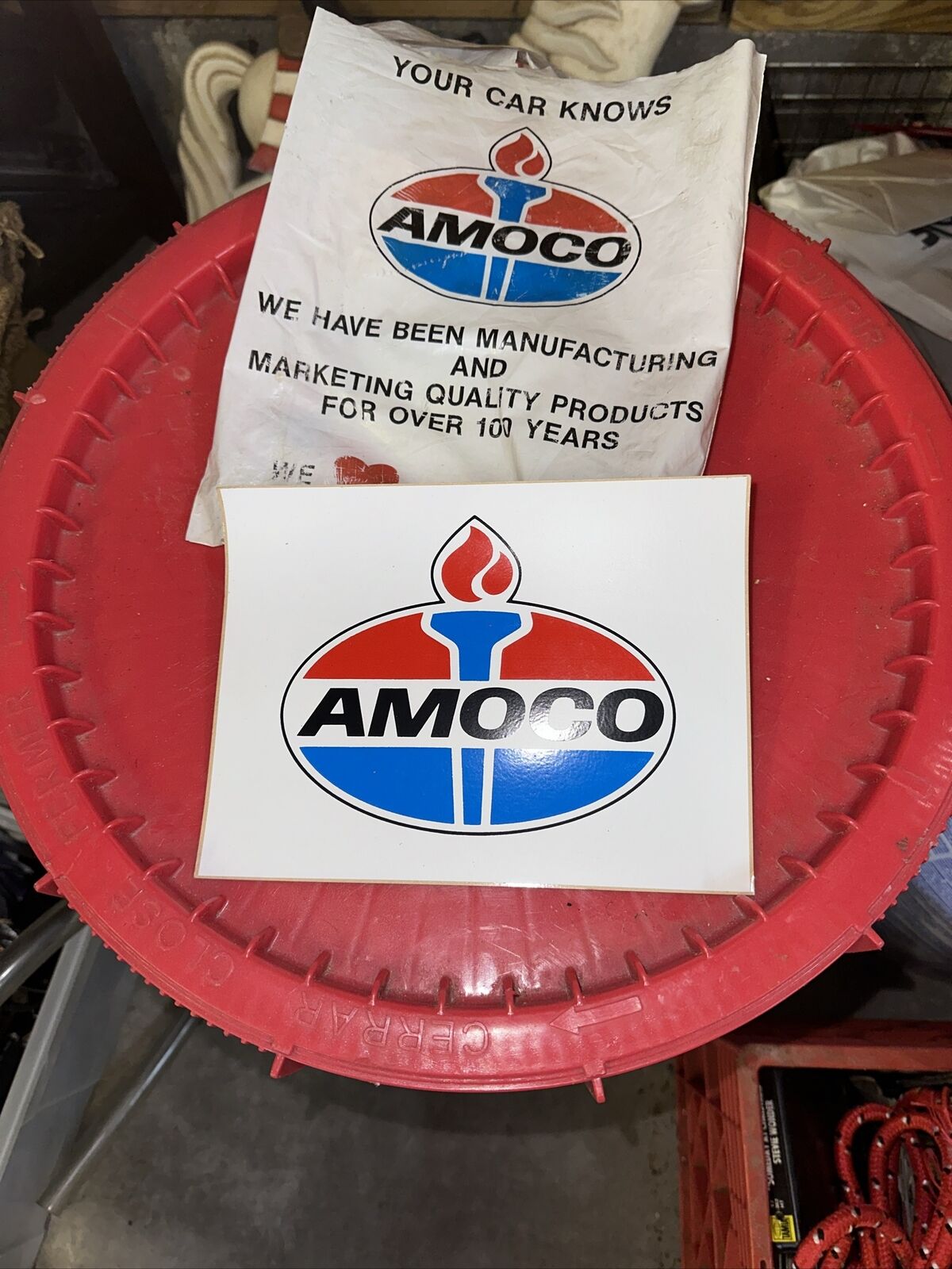 Vintage Amoco Sticker