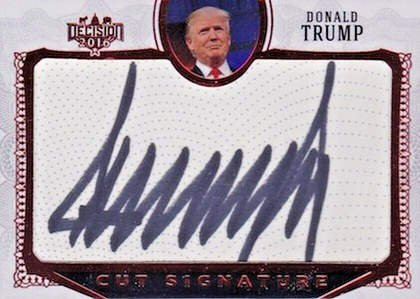 DECISION 2016 ELECTION Sealed 24-Pack Card Box Look for TRUMP AUTO Signatures