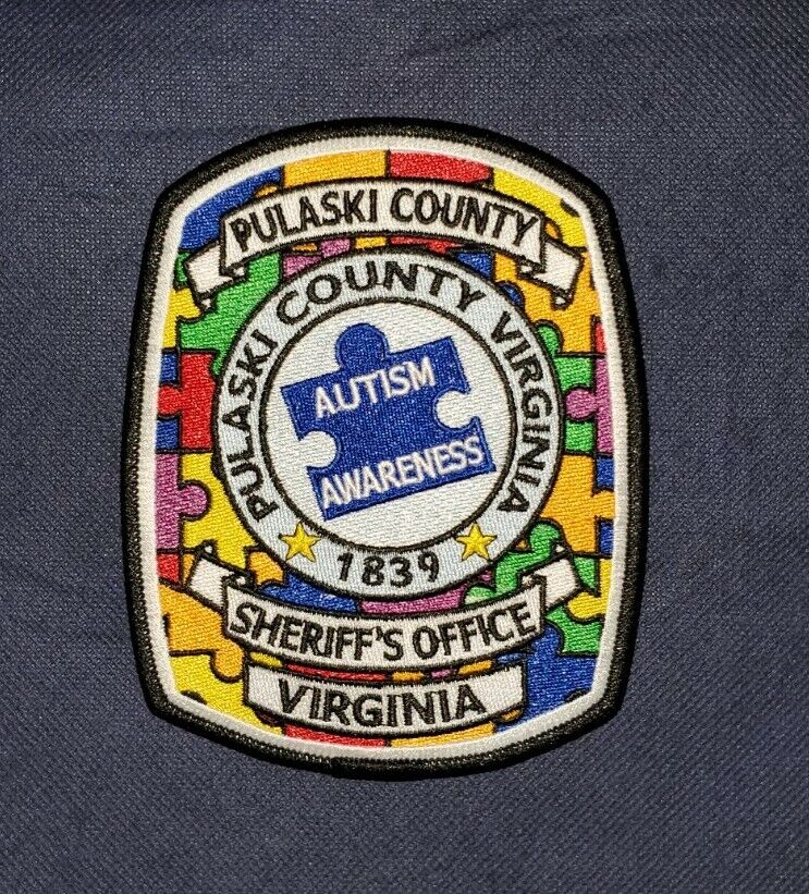 Pulaski County, Virginia, Sheriff, Patch, Police, Autism Awareness