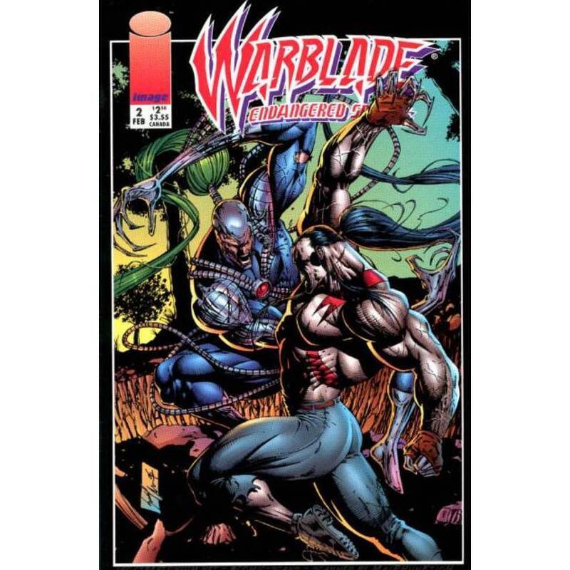 Warblade: Endangered Species #2 in Near Mint + condition. Image comics [f\