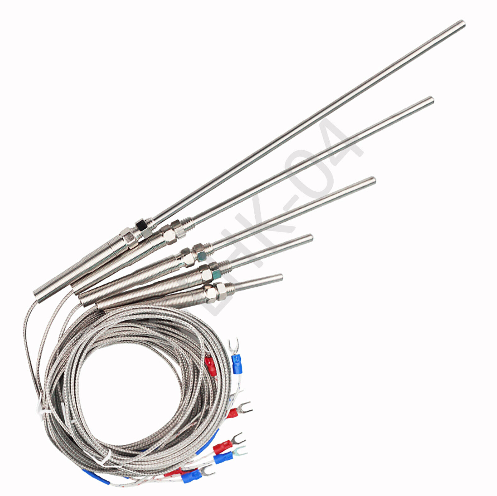 K Type 30-200mm Probe Thermocouple Temperature Controller Stainless Steel Sensor
