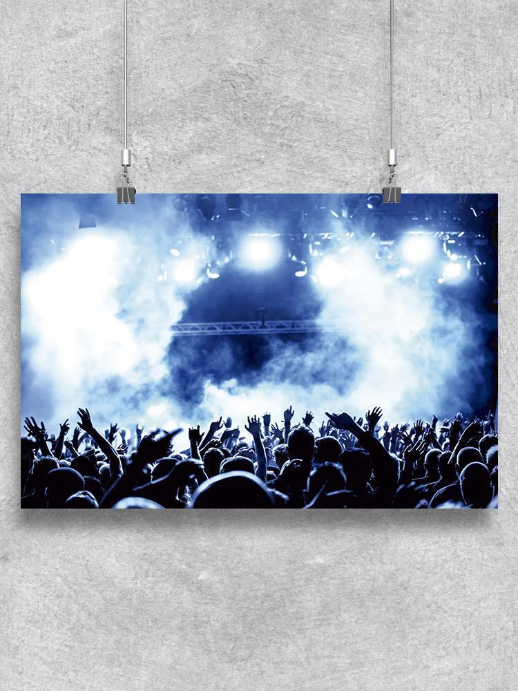 Crowd At Concert. Poster -Image by Shutterstock