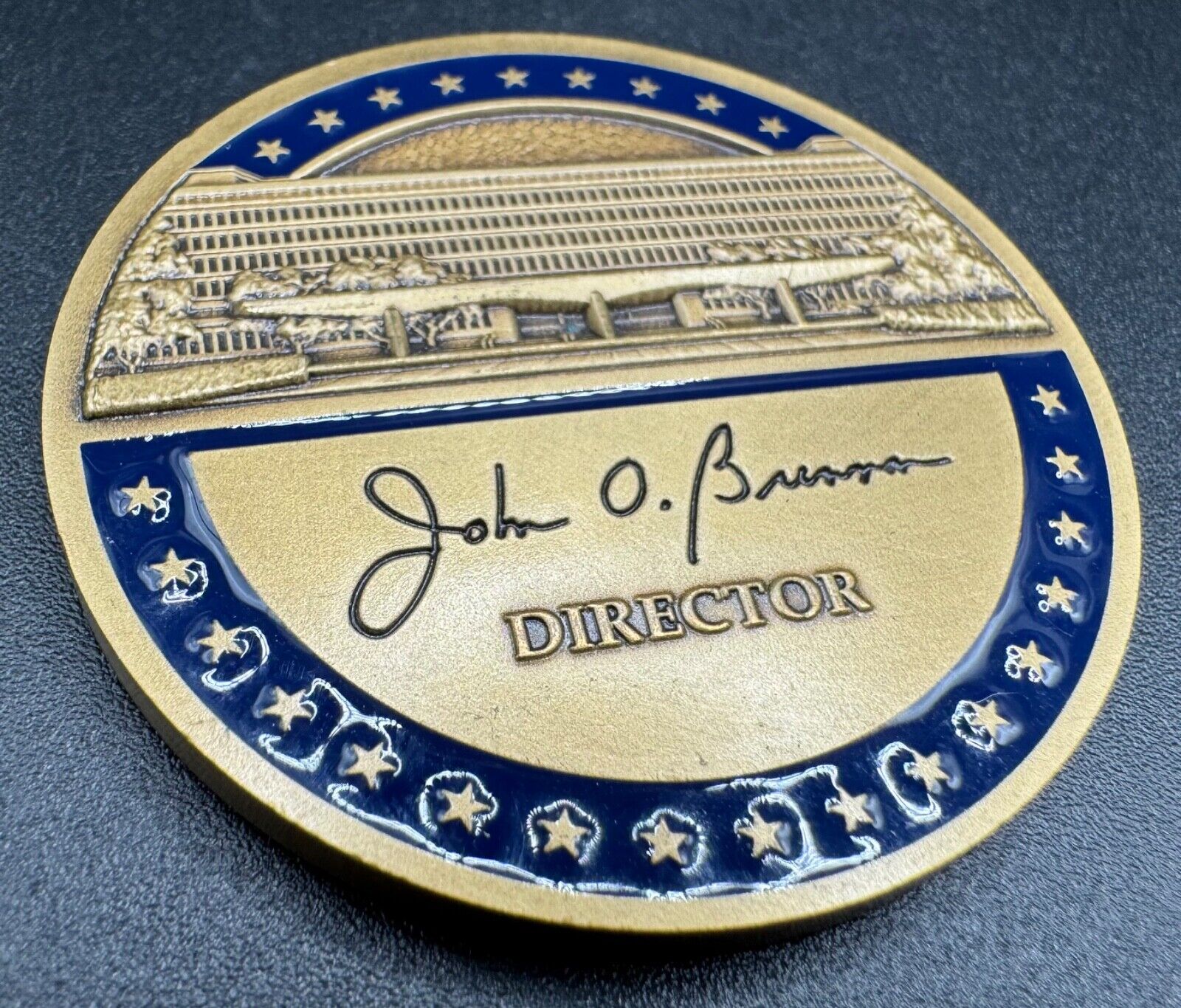 Official Director of the CIA John O. Brennan Central Intelligence Challenge Coin