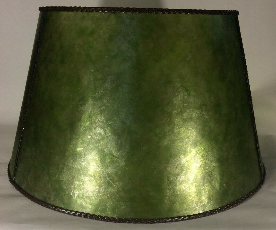 New Craftsmen Green Empire Style Mica Floor Lamp Shade 13