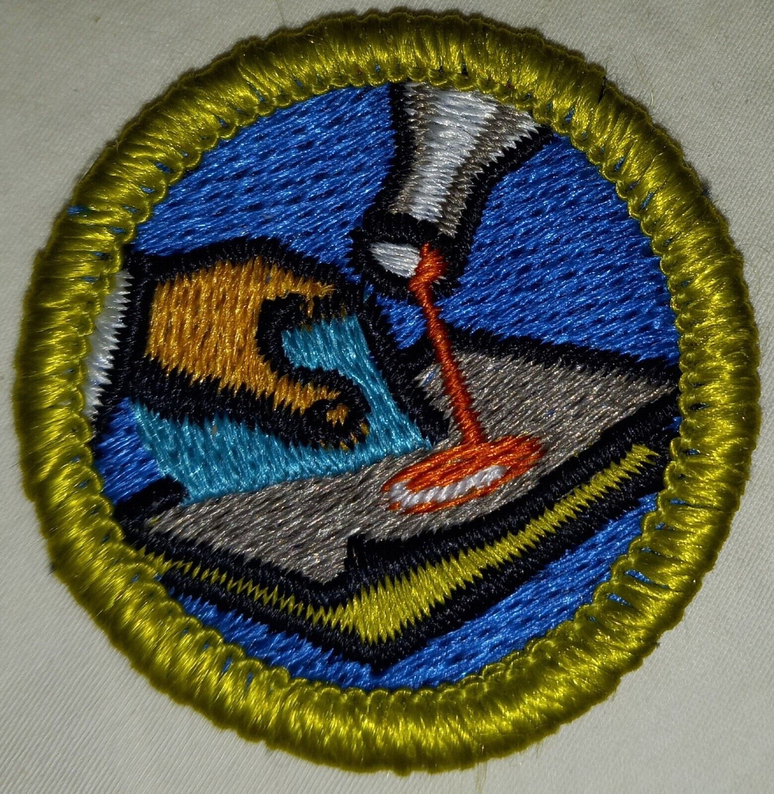 BSA Composite Materials Merit Badge - Type J - Boy Scouts - New Unsewn - 1-1/2