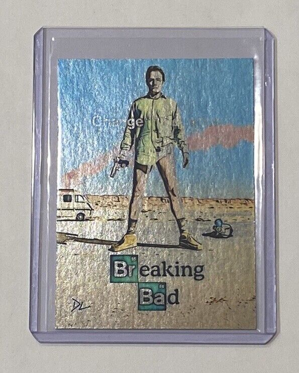 Breaking Bad Platinum Plated Limited Artist Signed “Season 1” Trading Card 1/1