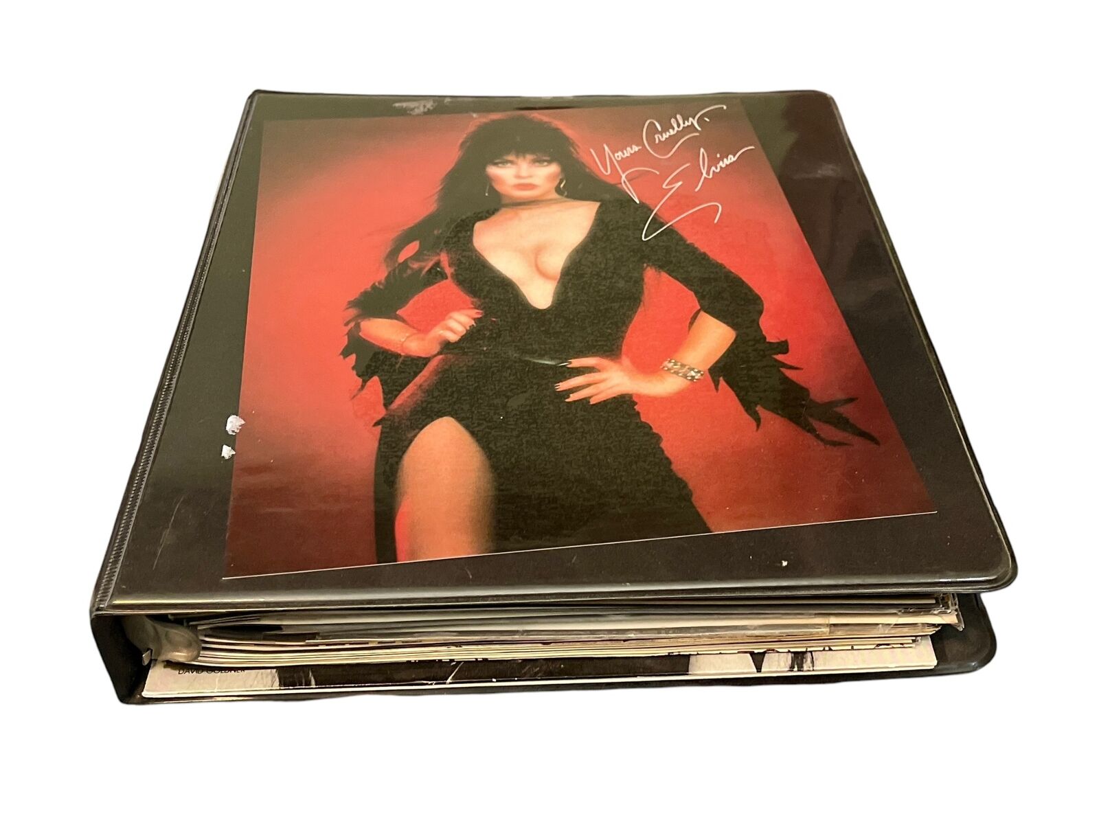 Rare Elvira Halloween Special Promo Binder Press Pack Clippings Holiday Cards
