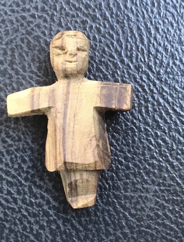 Carved Wooden Mini Figure Little Man
