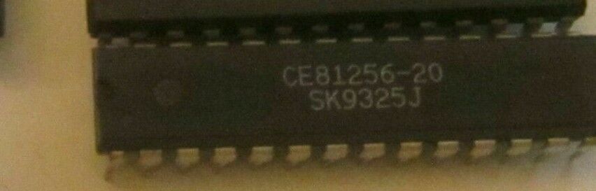 32KX8 STATIC RAM CMOS SRAM CACHE MEMORY 486 MOTHERBOARD 28 PIN HIGH SPEED