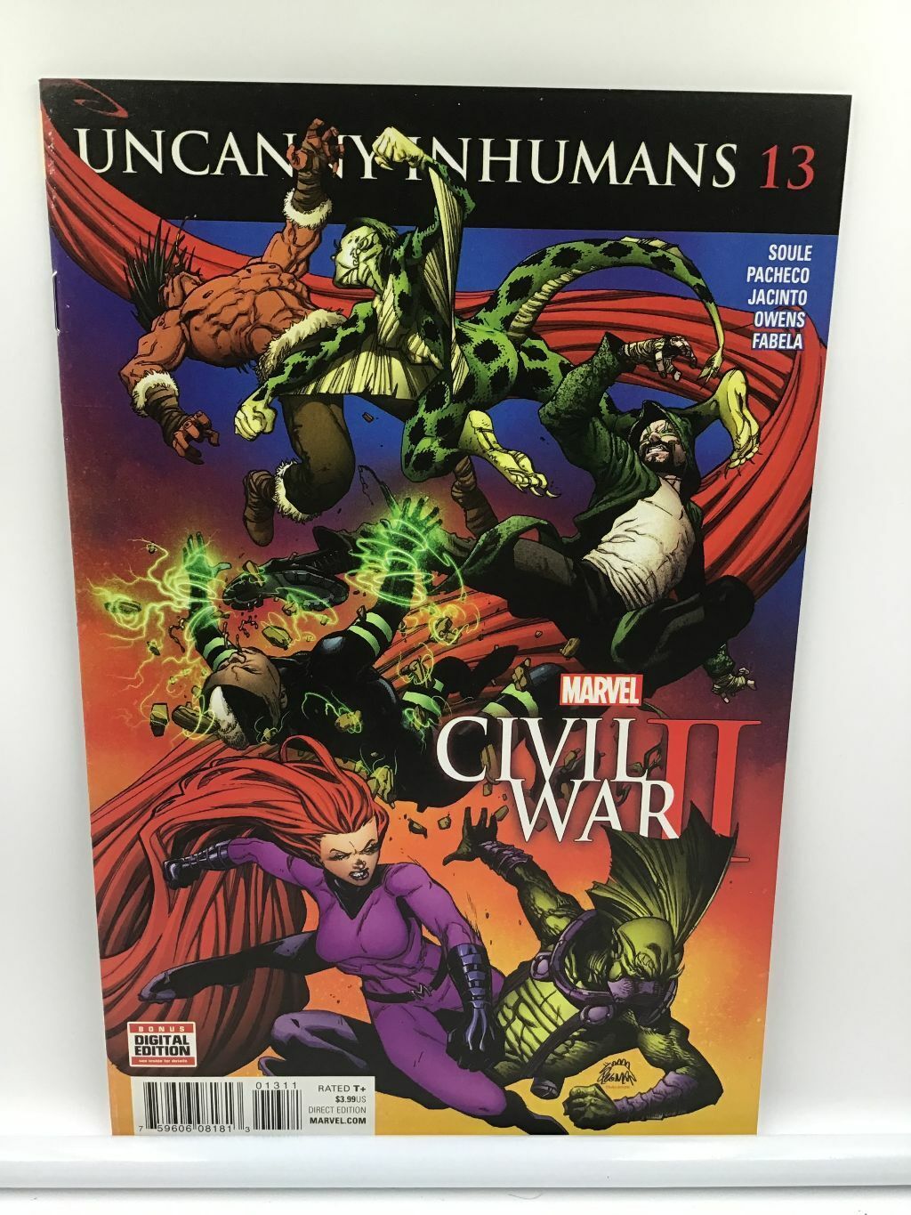 2016 Marvel Comics Uncanny Inhumans Civil War 2