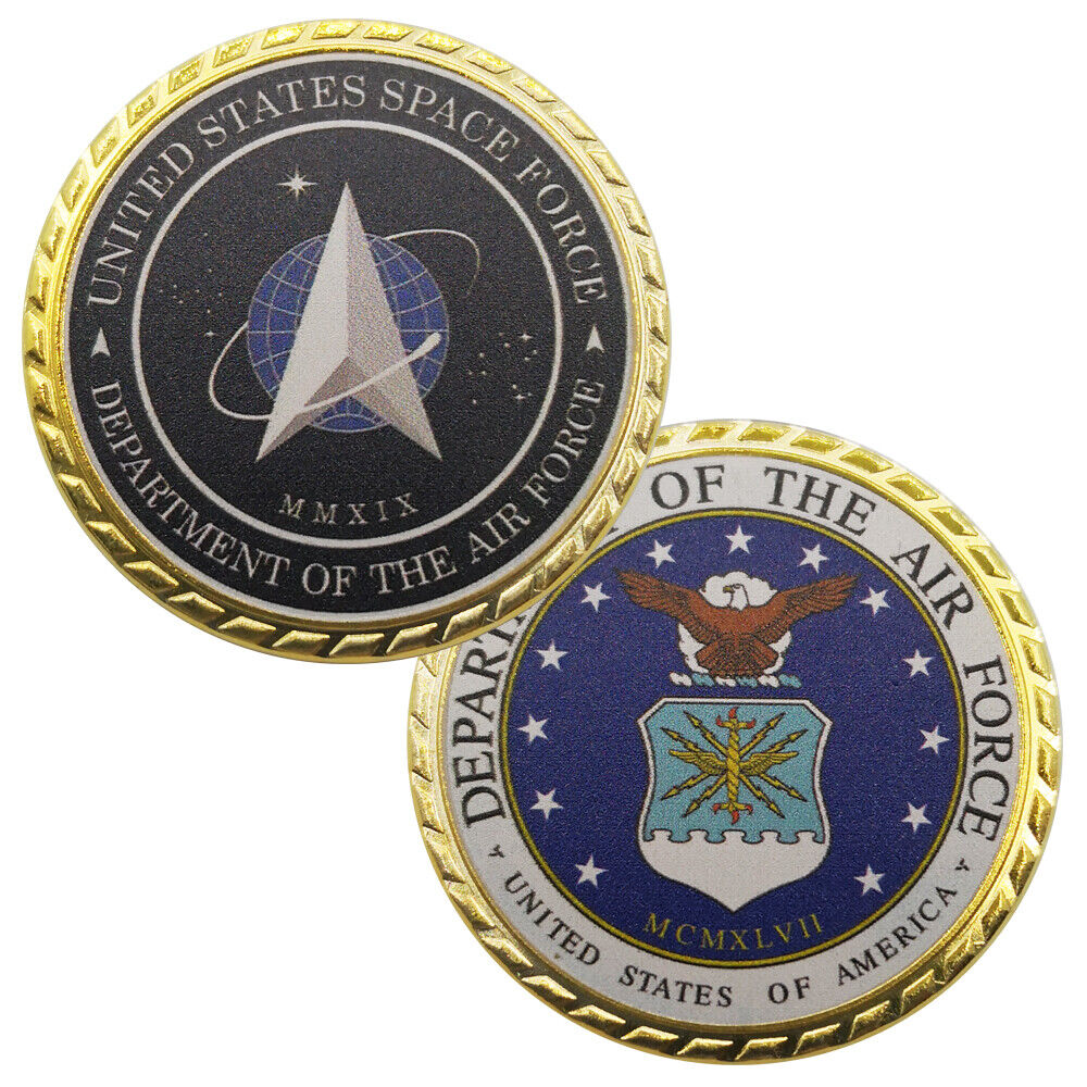 United States Of America Space Force/Command Air Force Challenge Coin
