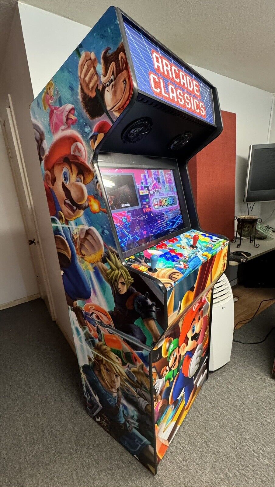 Squid Arcade machine full size 2 Players