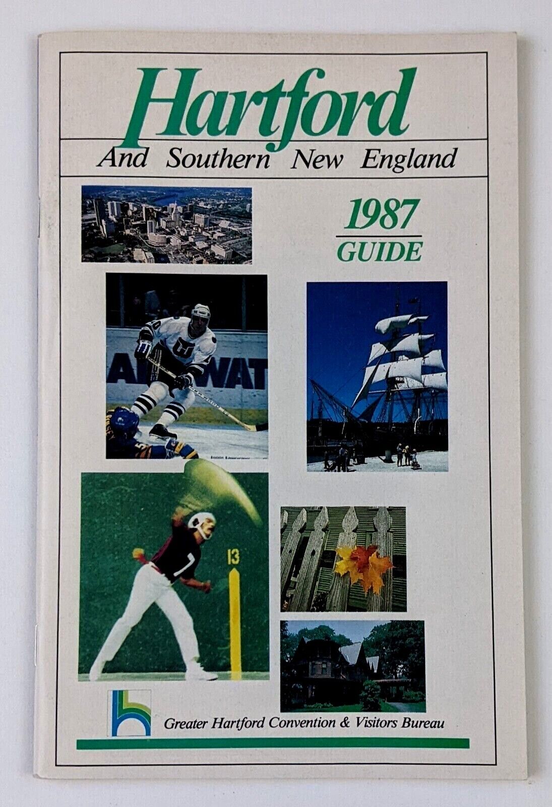 1987 Hartford CT Southern New England VTG Travel Guide Booklet Activities 