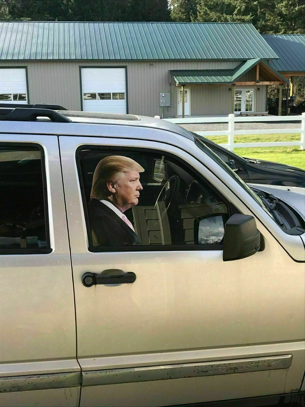 2020 President Donald Trump Car Decal Sticker April Fool Passenger Side Window