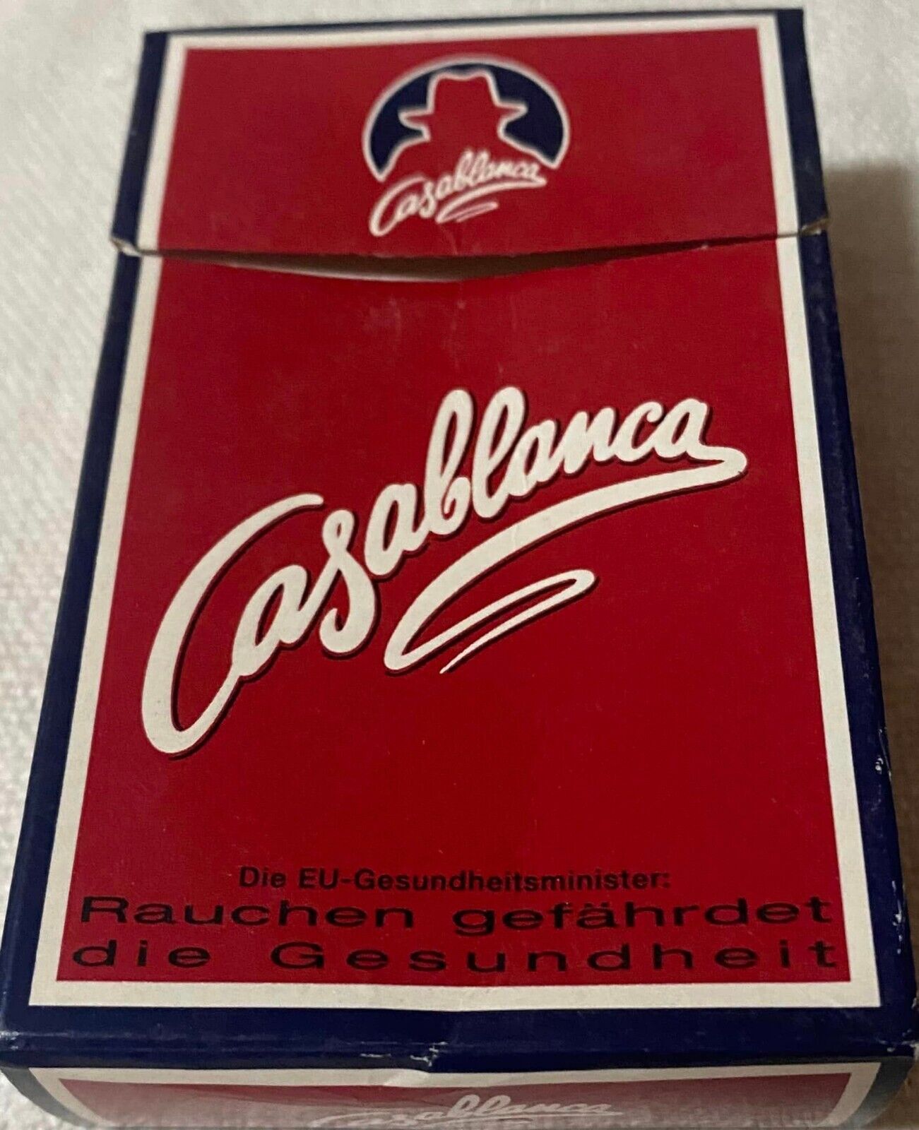 Vintage Casablanca Cigarette Cigarettes Cigarette Paper Box Empty Cigarette Pack