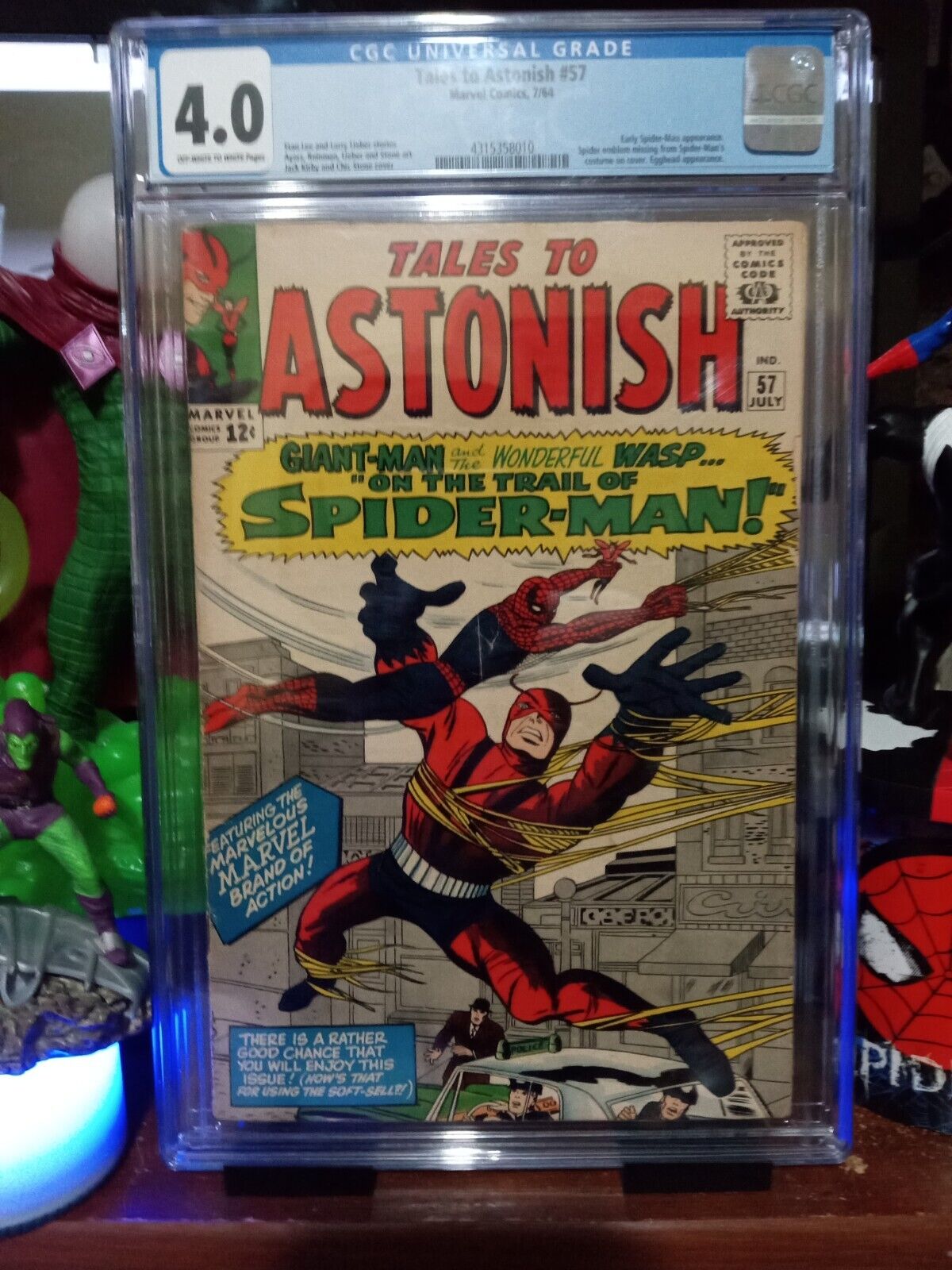 Tales To Astonish #57 CGC 4.0 MARVEL COMICS 1964 Giant-Man Early Spider-Man app.