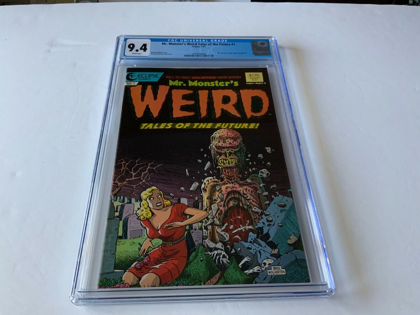 MR. MONSTER'S WEIRD TALES OF THE FUTURE 1 CGC 9.4 WHITE BASIL WOLVERTON COMICS