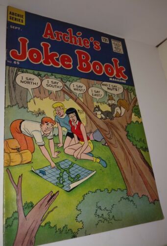 Archie's Joke Book #65 Vg+/Fn 1962 Betty Veronica Archie Squirrels Cover