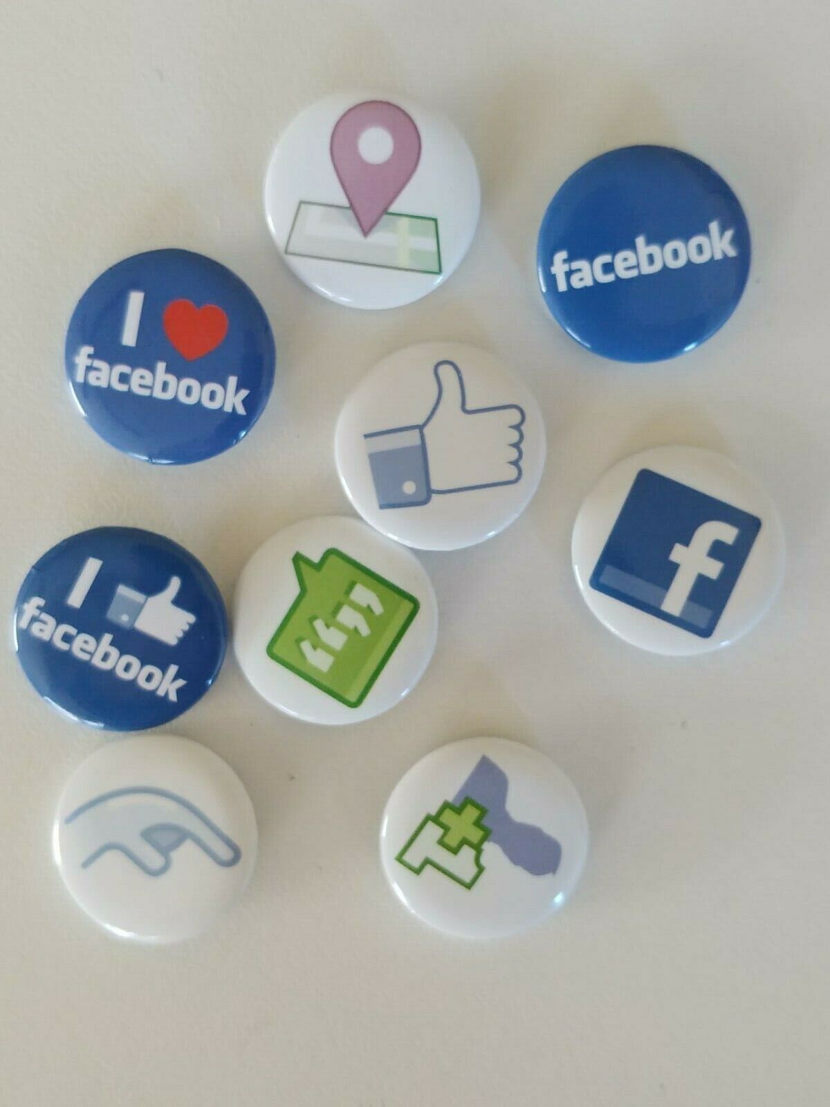 Facebook pins NIP, lot of 9 different