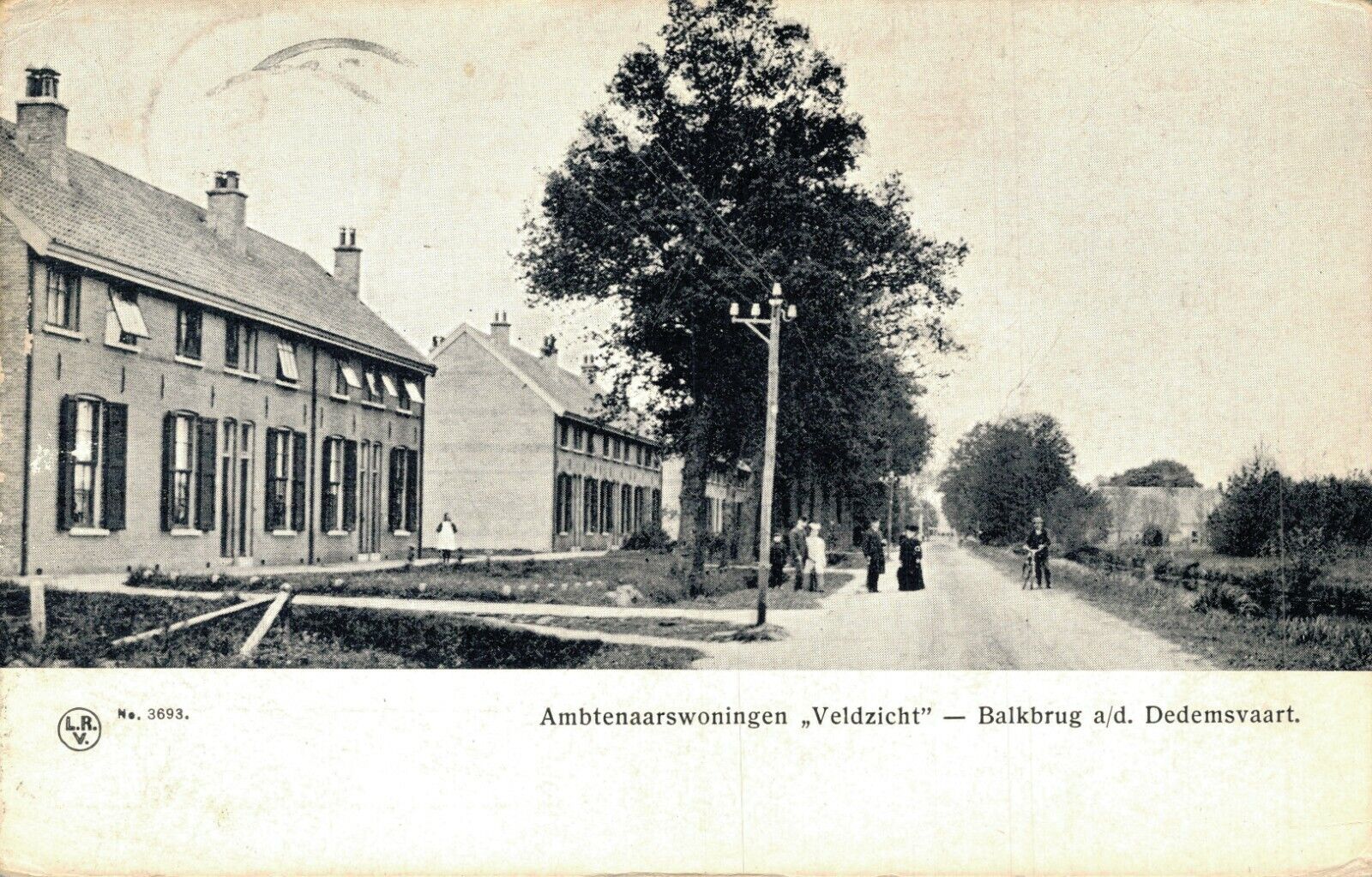 Netherlands Veldzicht Balkbrug aan de Dedemsvaart Vintage Postcard 07.57