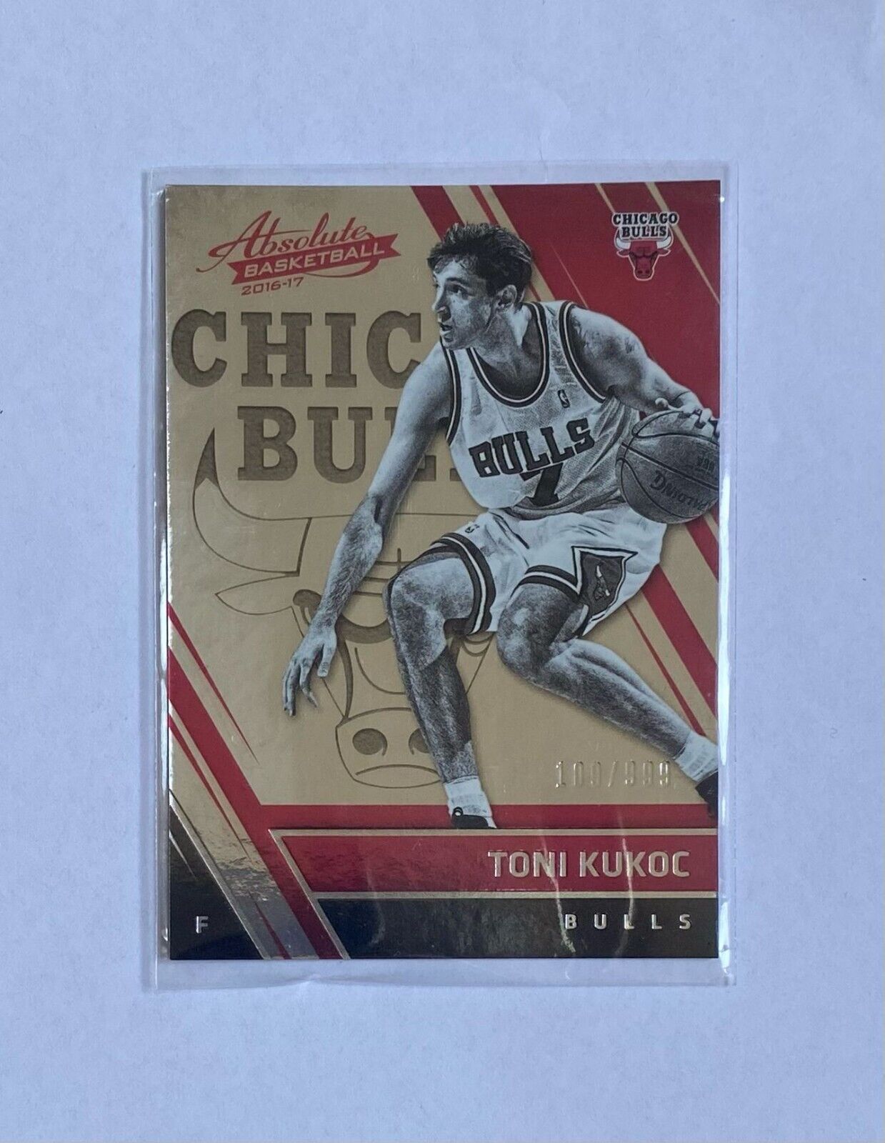 /999 Tony KUKOC 2016-17 ABSOLUTE SANDWICHES RETIRED SILVER PARALLEL #147 BULLS