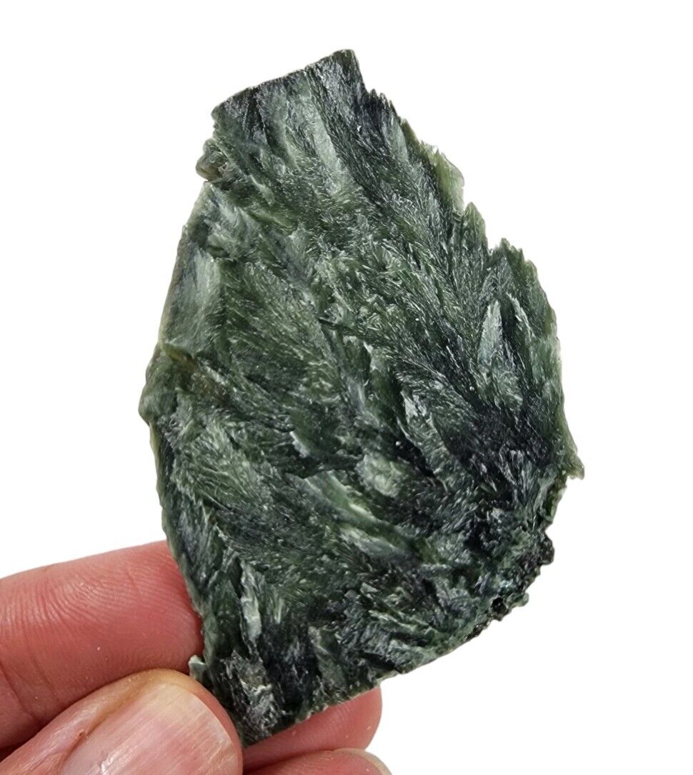 Seraphinite End Piece from Siberia 20.2 grams