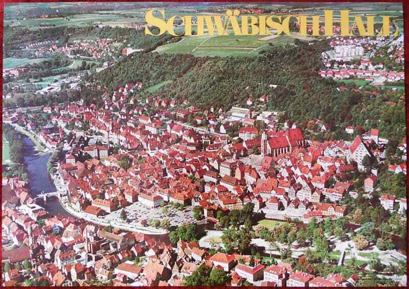 Original Poster Schwäbisch hall Baden-Württemberg Germany Schwabisch Cityscape