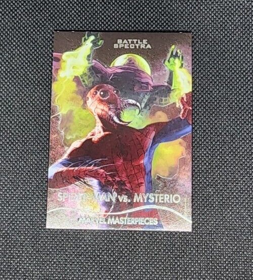 2020 UD Skybox Marvel Masterpieces Spider-Man vs Mysterio Battle Spectra BS-3
