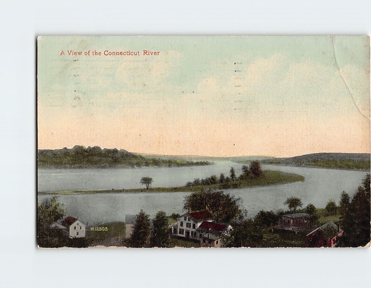 Postcard A View of the Connecticut River