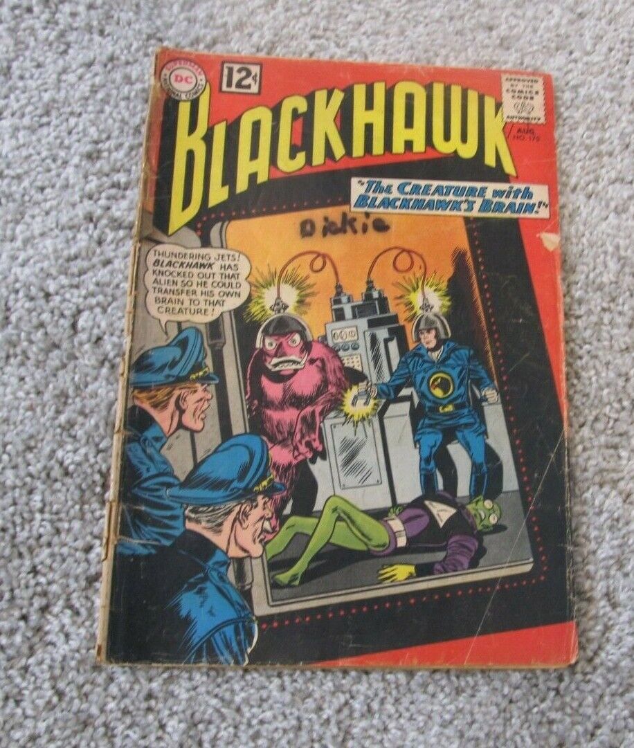 BLACKHAWK #175 1962 FAIR READER  
