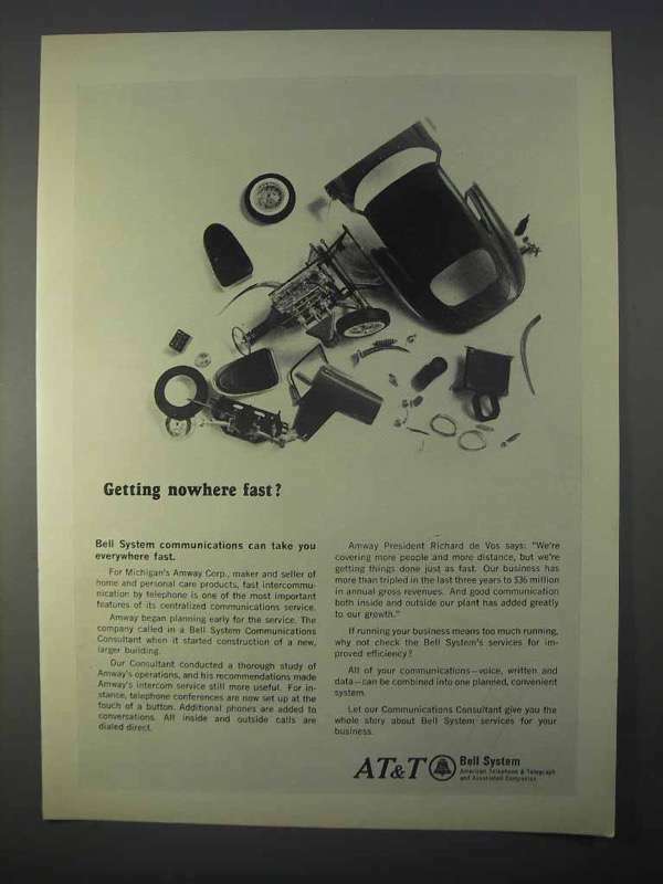 1966 AT&T Communications Consultant Ad - Nowhere Fast
