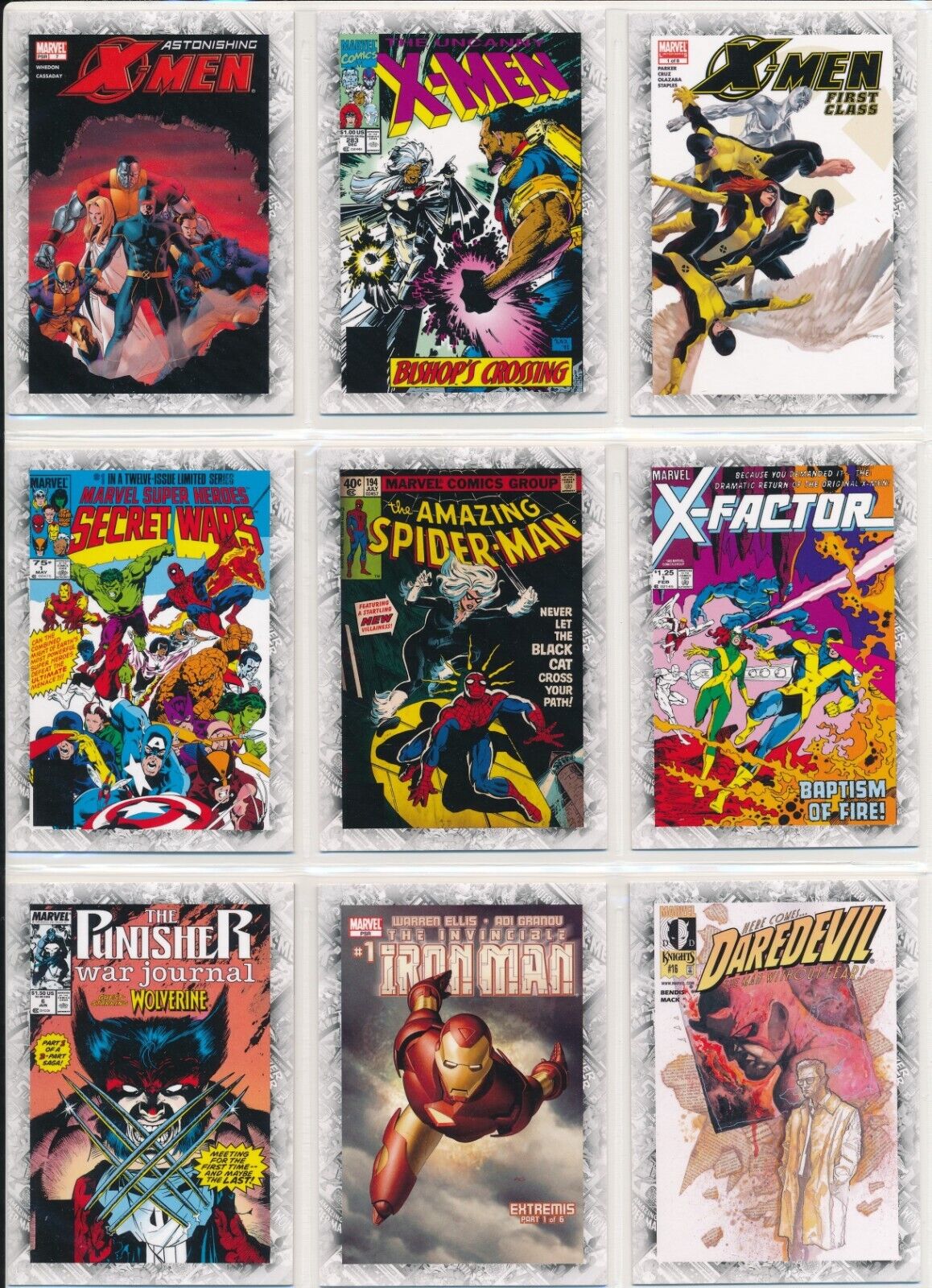 2012 Marvel Beginnings Breakthrough Issues Mixed Chase Card Lot of (9) Cards #3