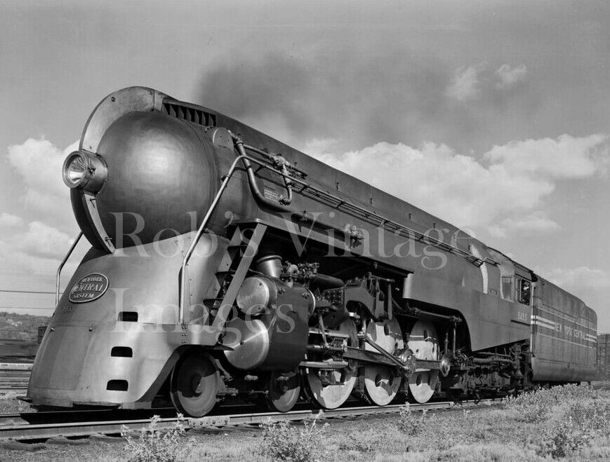 New York Central Steam Locomotive J3A 5453 Hudson publicity photo NYC Railroad 