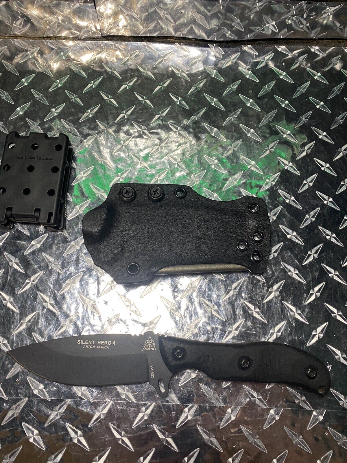TOPS Knives SH4 Kydex sheath w/ 400 grit Rod (knife Not Included)