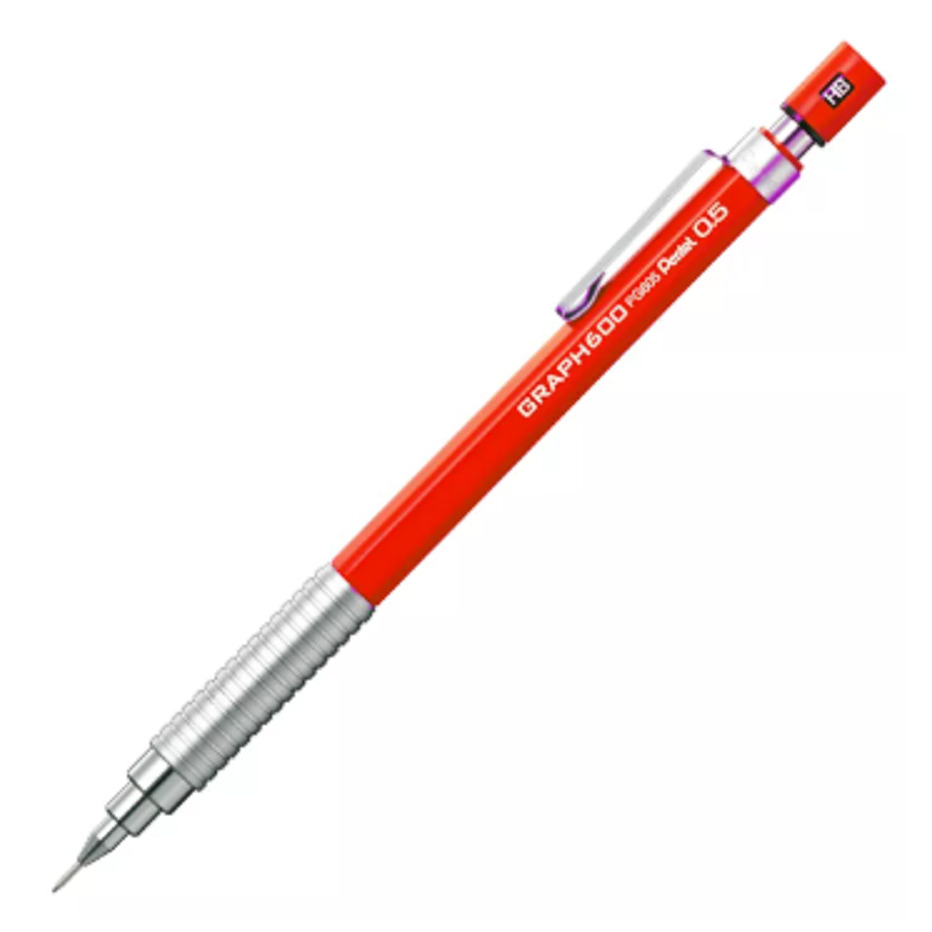 Pentel Graph 600 PG605 Drafting Mechanical Pencil Red