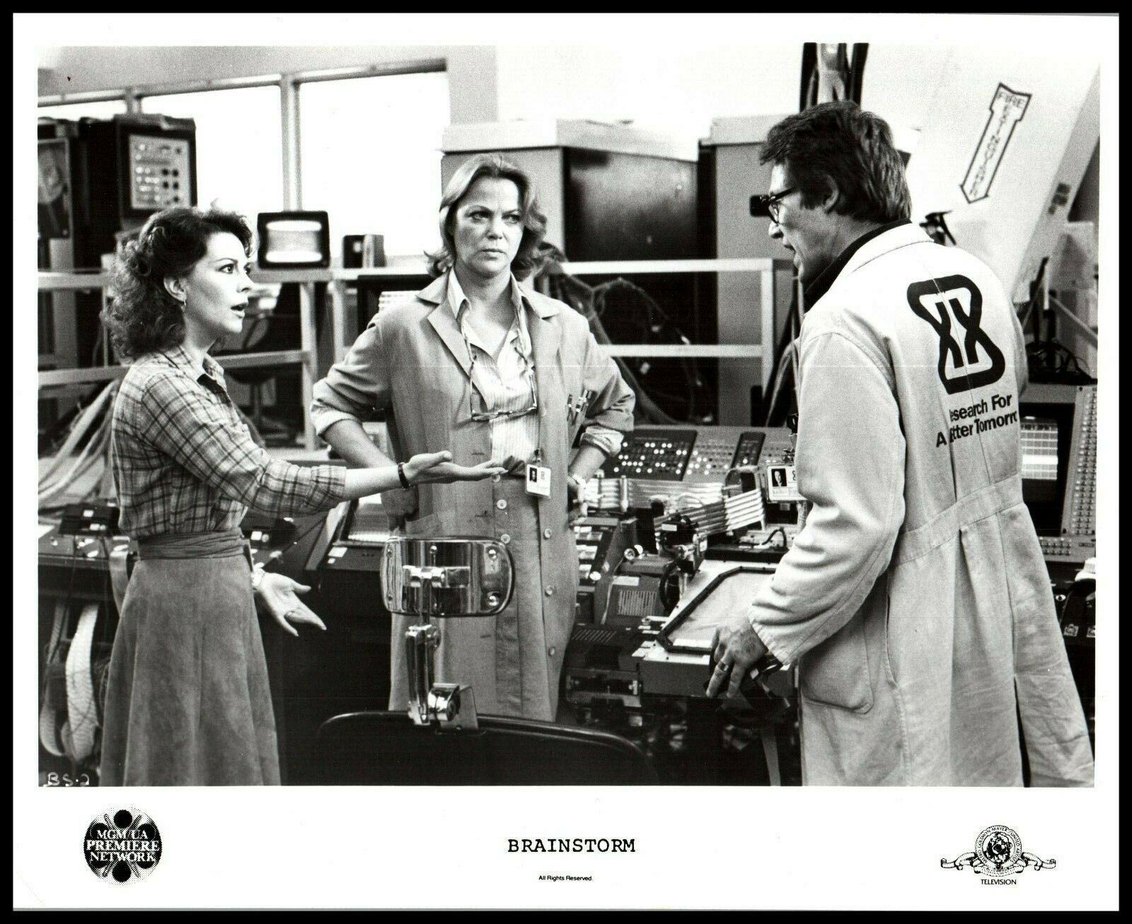 Natalie Wood + Christopher Walken in Brainstorm (1983) ORIGINAL PHOTO MC 1