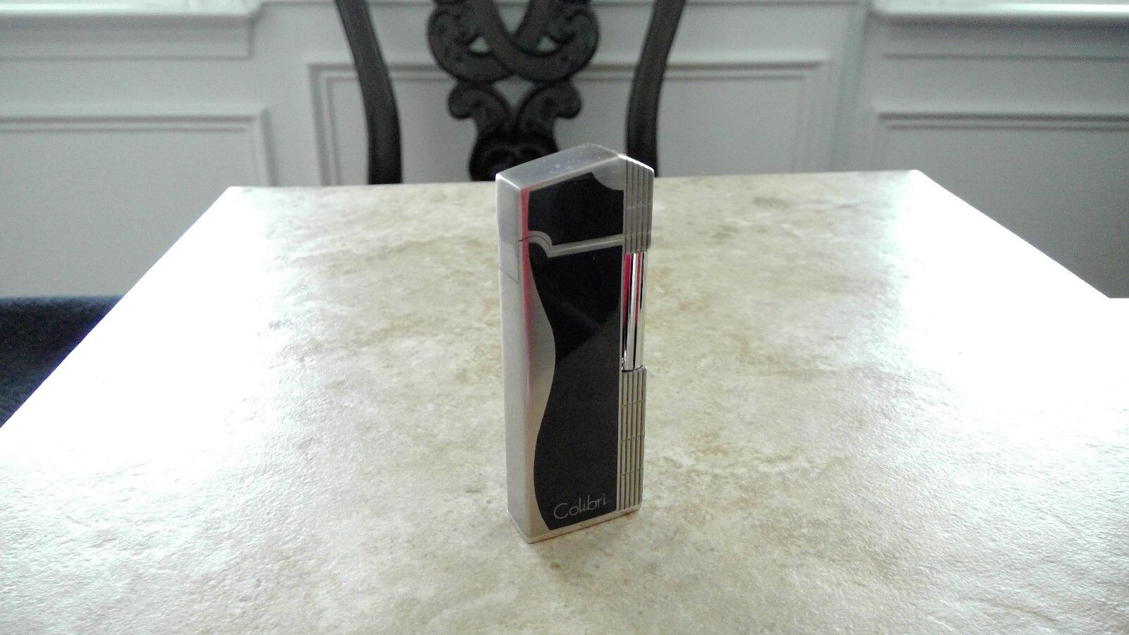 Colibri GREY LAQUER flint high altitude lighter  NEW OLD STOCK