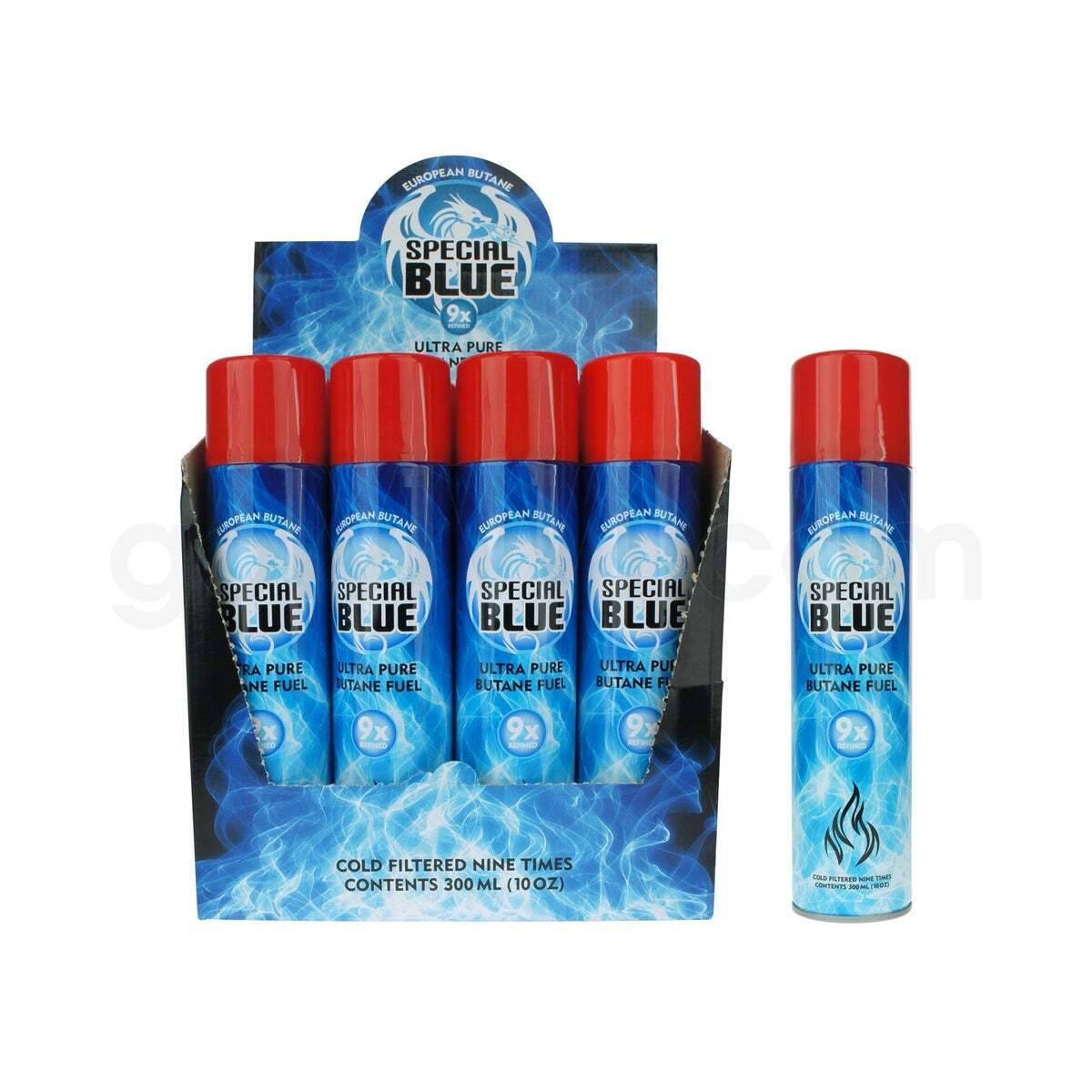 12 Cans - BUTANE Gas Special Blue 9X refined. Lighter Refill Wholesale Fuel 