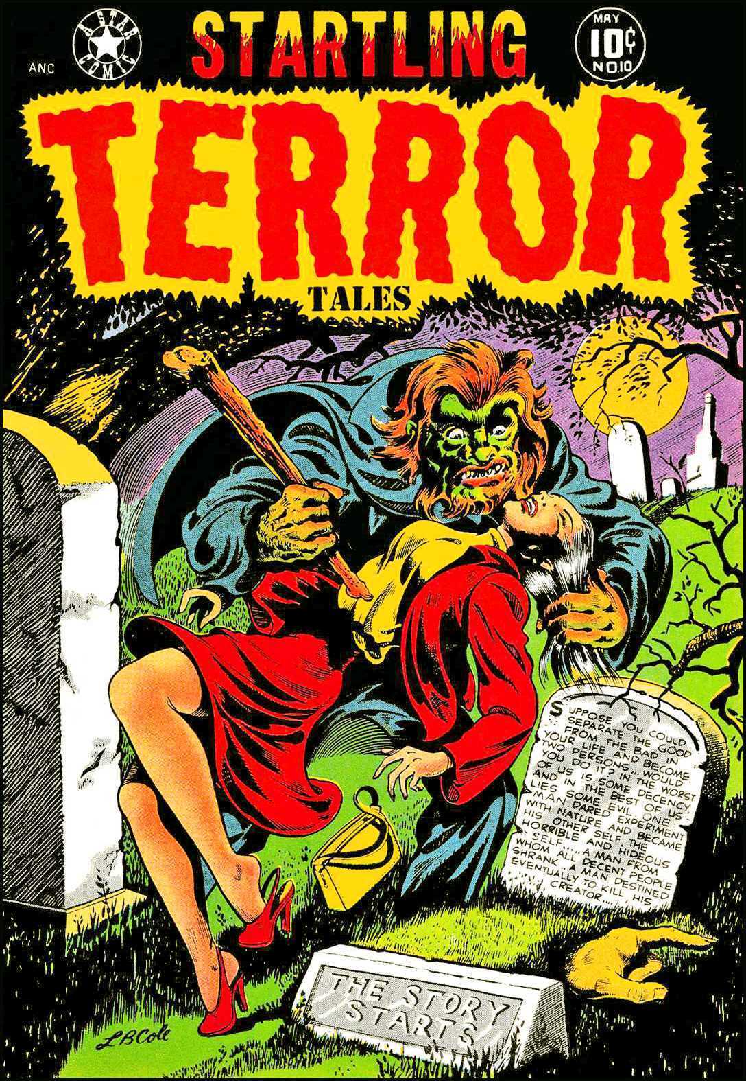 Startling Terror Tales #10  REPLICA Comic Book REPRINT (1952)