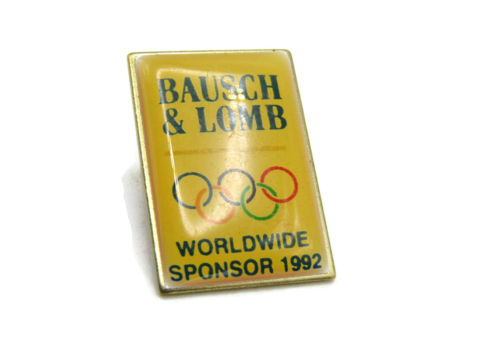 Bausch & Lomb Pin Worldwide Olympic Sponsor 1992