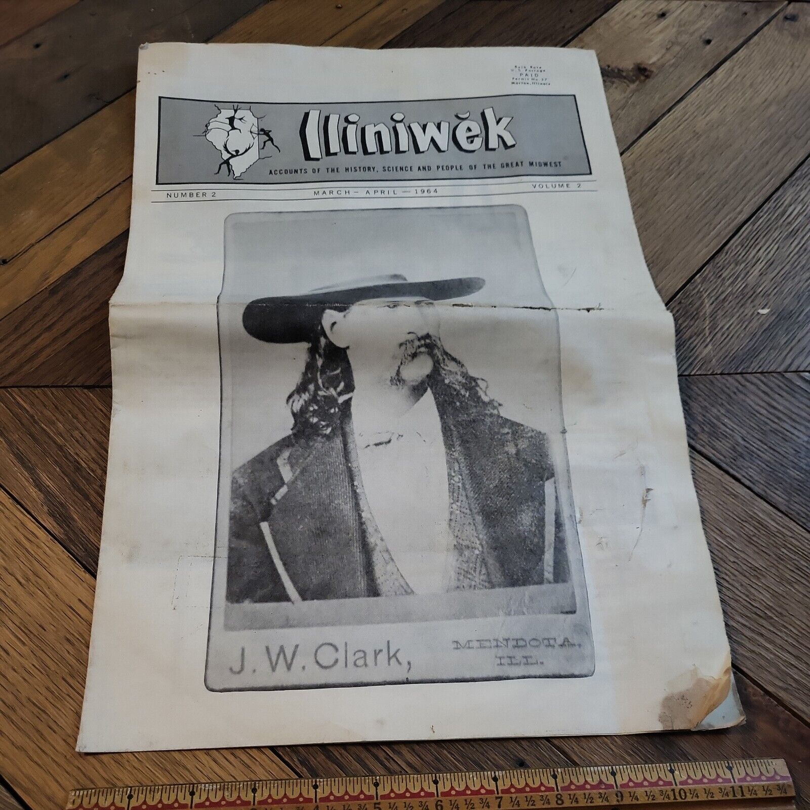 Iliniwek Newspaper 1964 March April Volume 2 Number 2 Midwest History 