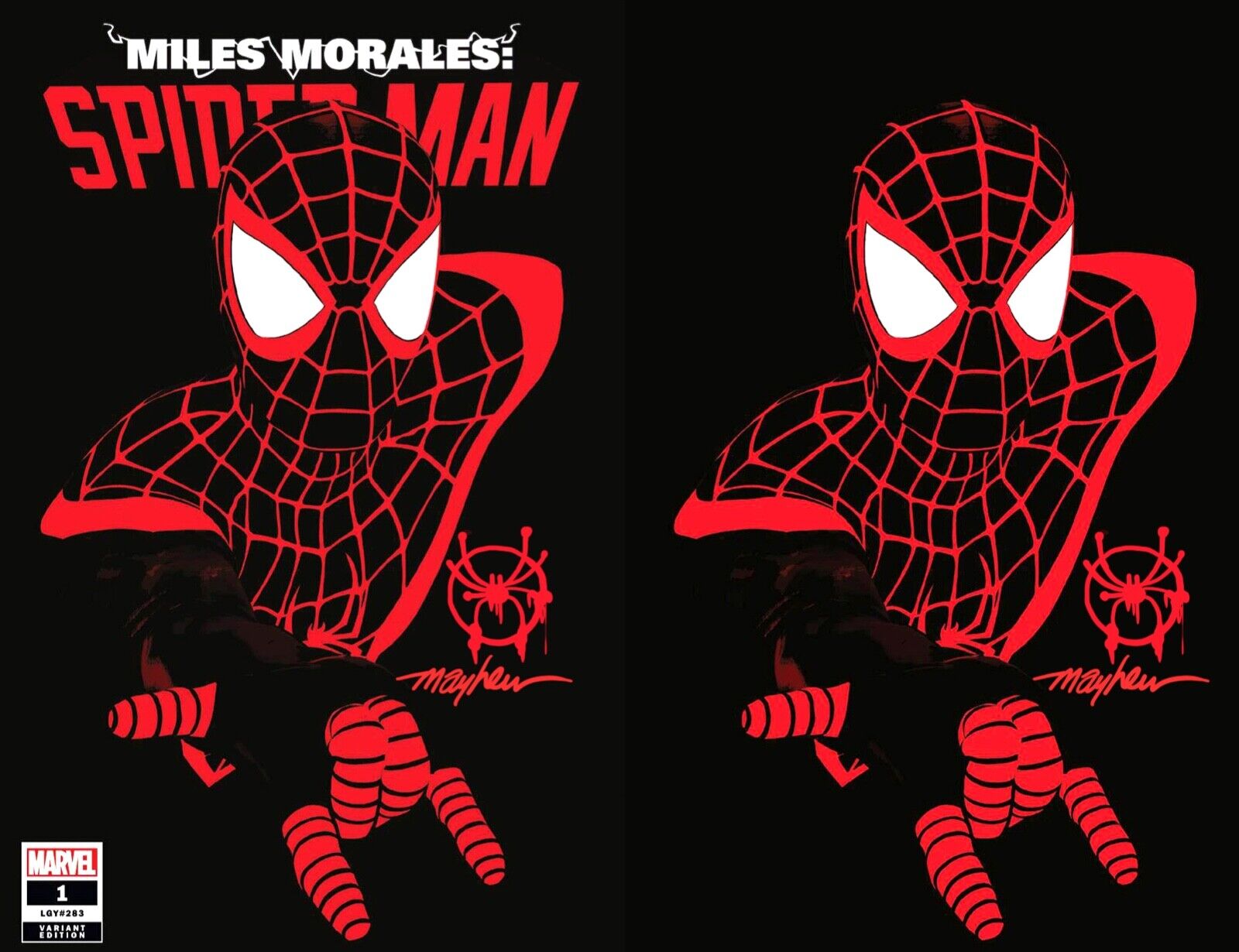 MILES MORALES SPIDER-MAN #1 (2022) Mike Mayhew Studio Vari A&B Spider-Verse Sig