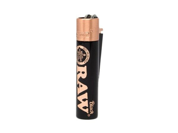 1 x Clipper ( Raw ) Full Size Refillable Metal Lighter Gold or Black