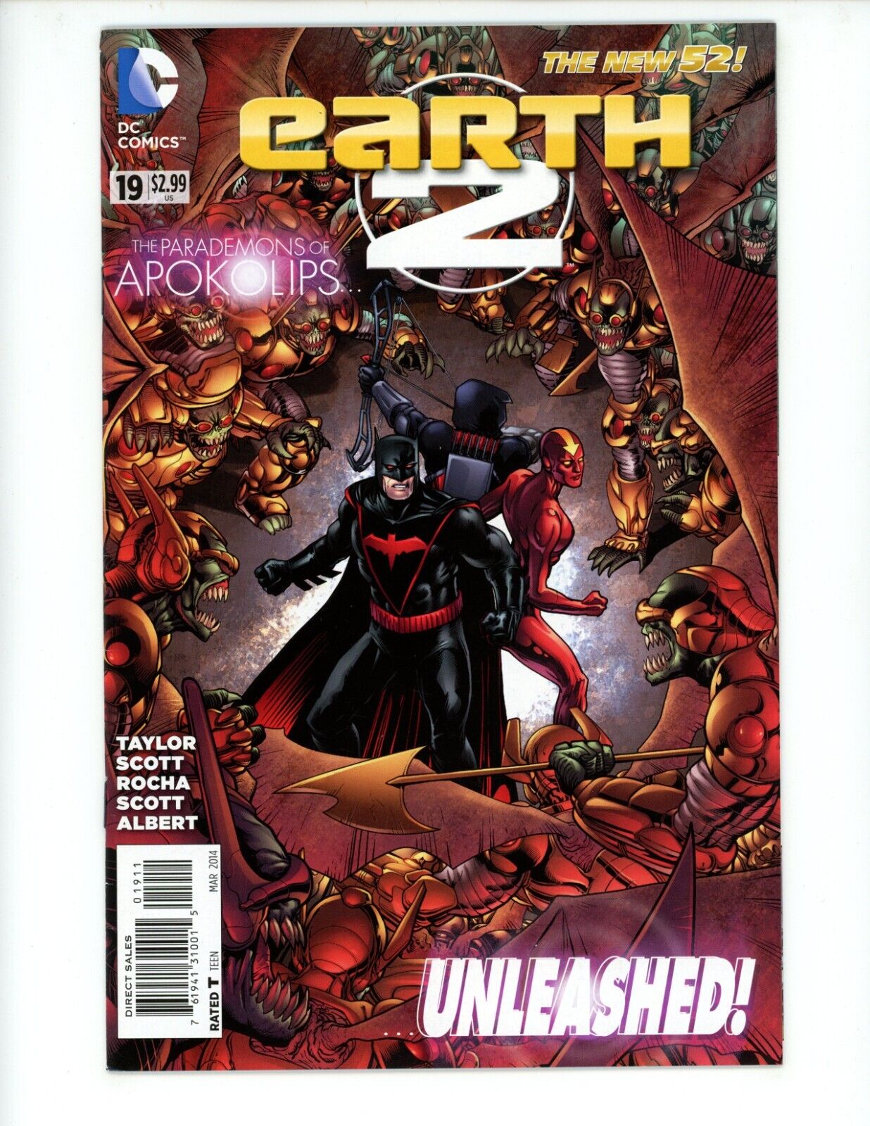 Earth 2 #19 Comic Book 2014 VF 1st App Val-Zod Barry Kitson DC Comics