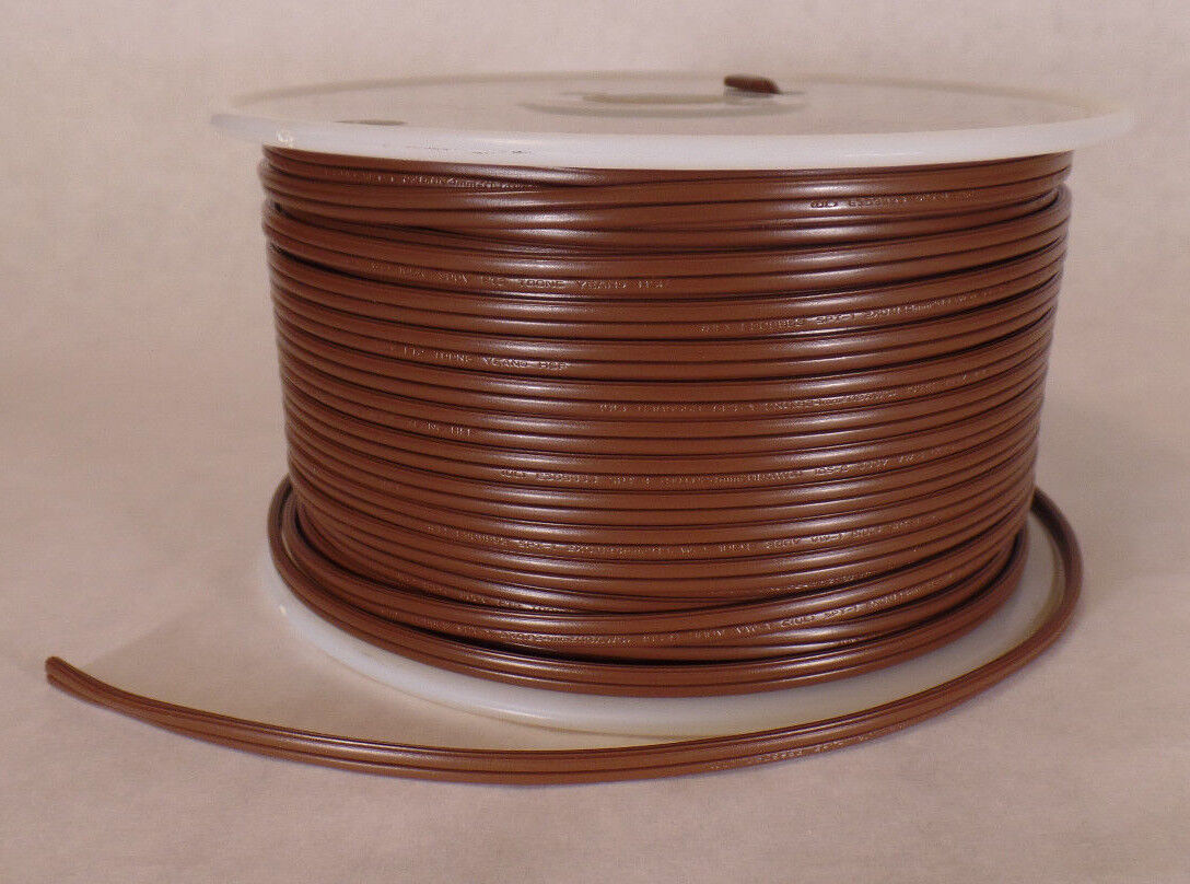 250 ft. Brown 18/2 SPT-1 U.L. Listed Parallel 2 Wire Plastic Covered Lamp Cord