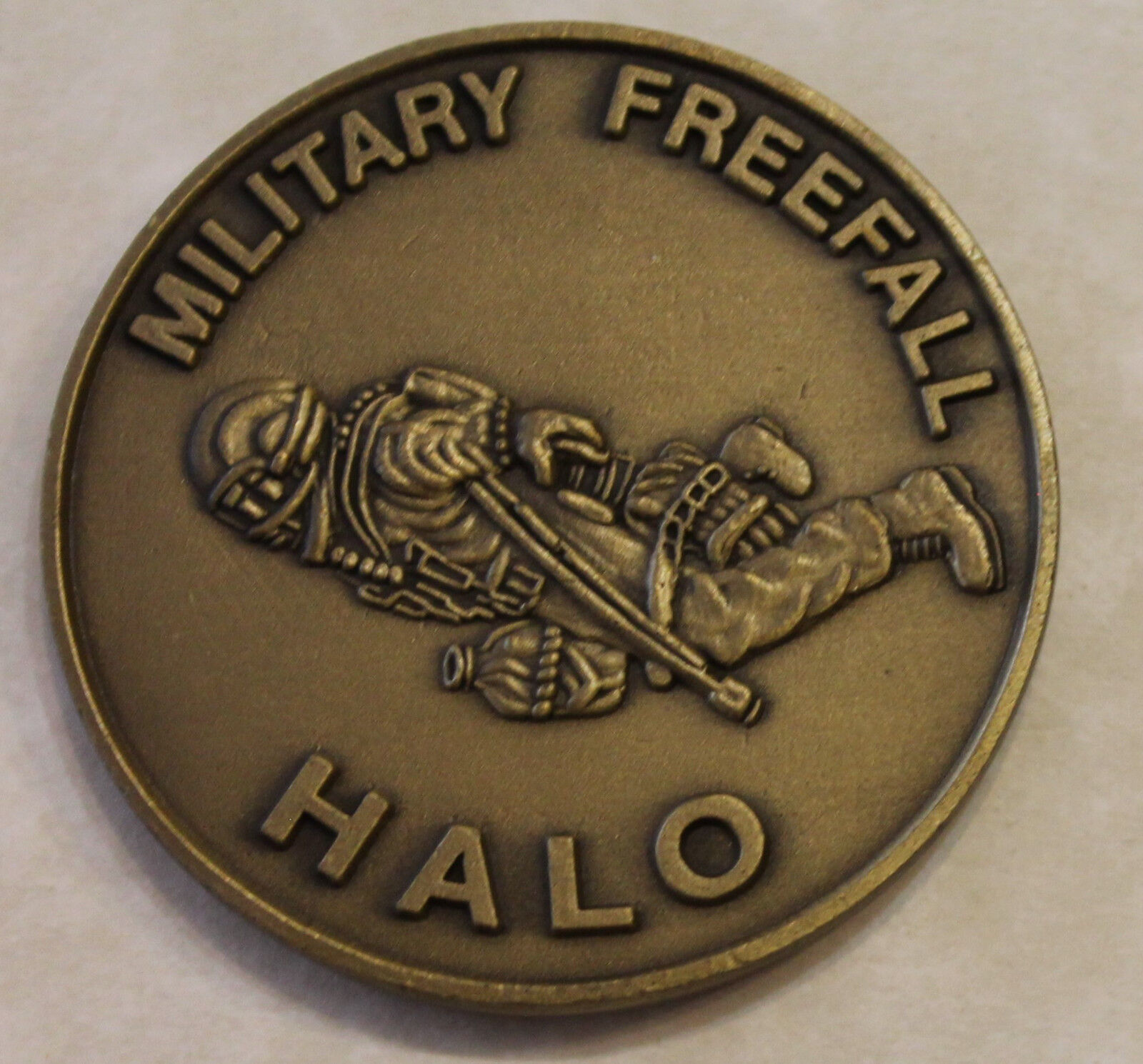 HALO High Altitude Low Opening Special Operations Freefall Challenge Coin  Br