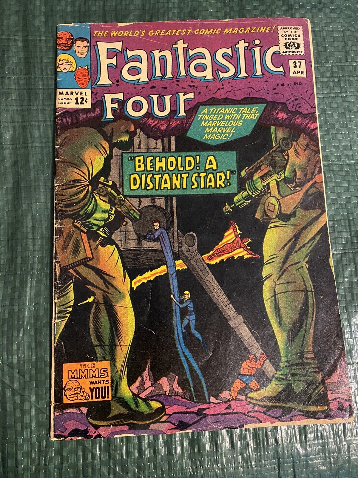 1961 Marvel Fantastic Four 37 VG- 1st App Princess Anelle Jack Kirby Art