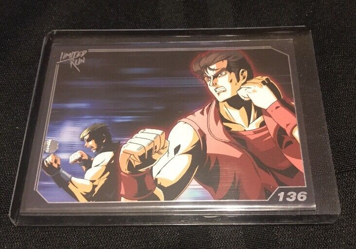 136 Limited Run Games Double Dragon IV 136 Silver Trading Card
