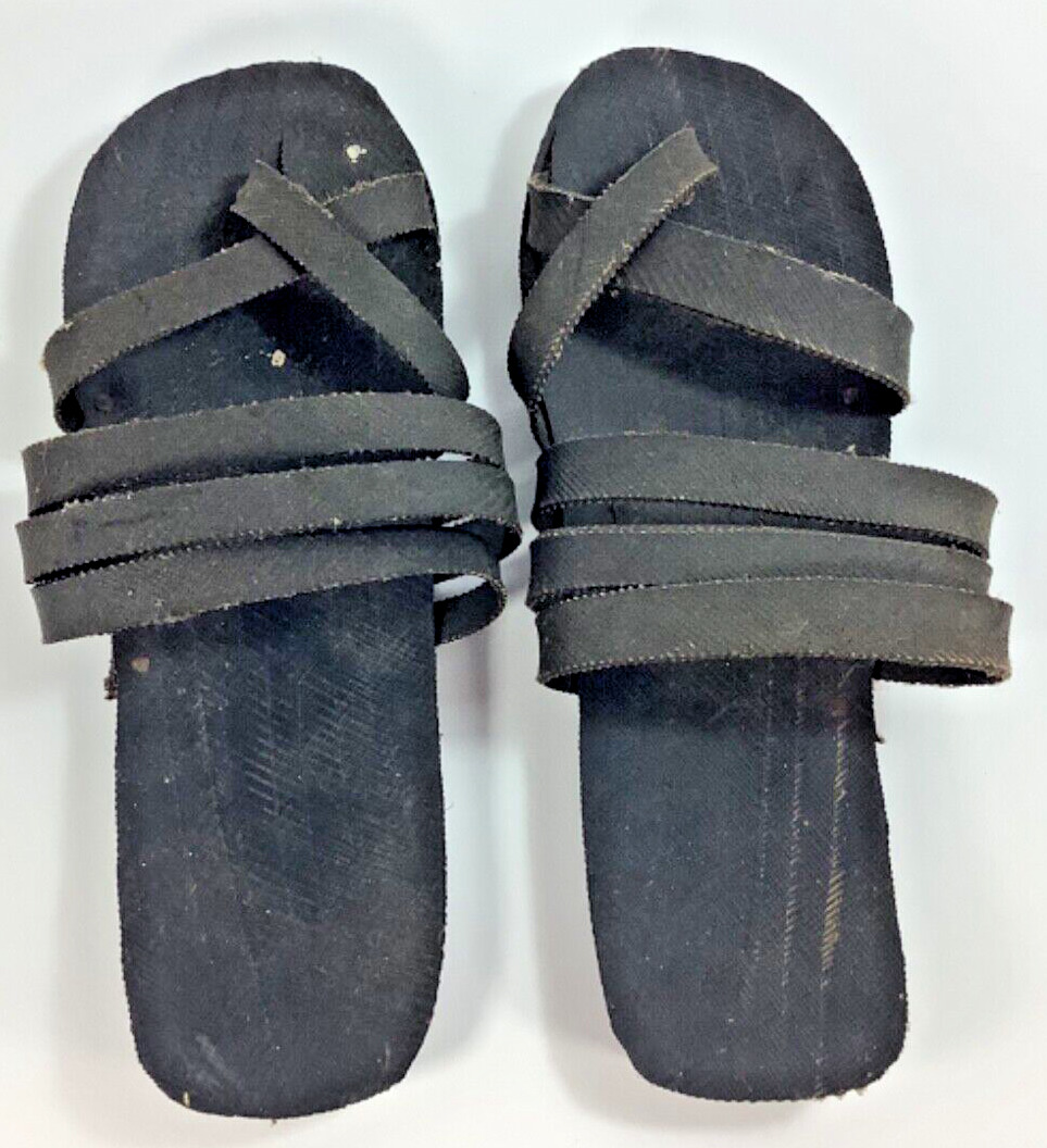 Vintage African Handmade recycled Sandals made from Car Tires