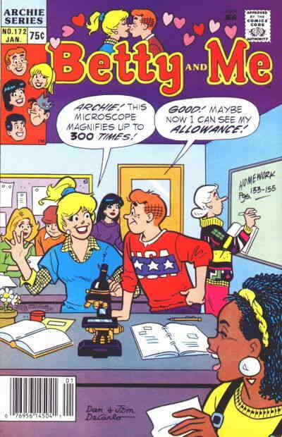 Betty And Me #172 (Newsstand) FN; Archie | January 1989 Microscope - we combine